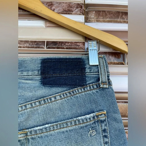 Rag & Bone Vintage Crop Flare Carlsbad Blue Jeans 27 - Picture 11 of 16